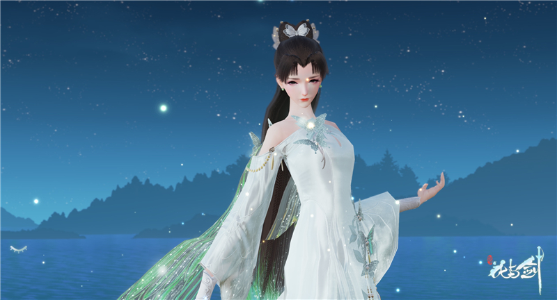 (图1)蝶梦君时装,薄如蝉翼美如画